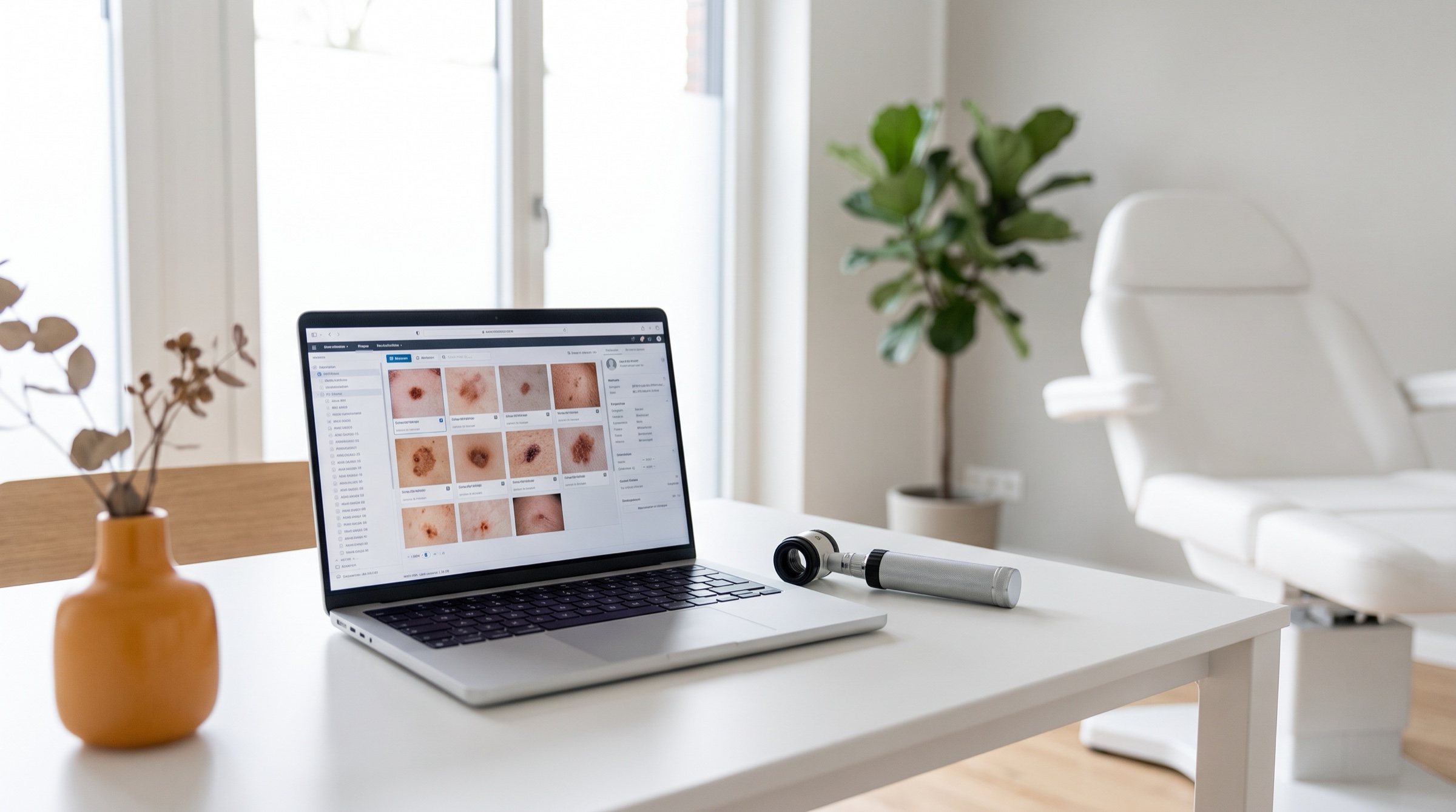 Wissen 26 Apple IT-Systemhaus für Arztpraxen tomedo Dermatologie - Bilddokumentation am MacBook in Hautarztpraxis